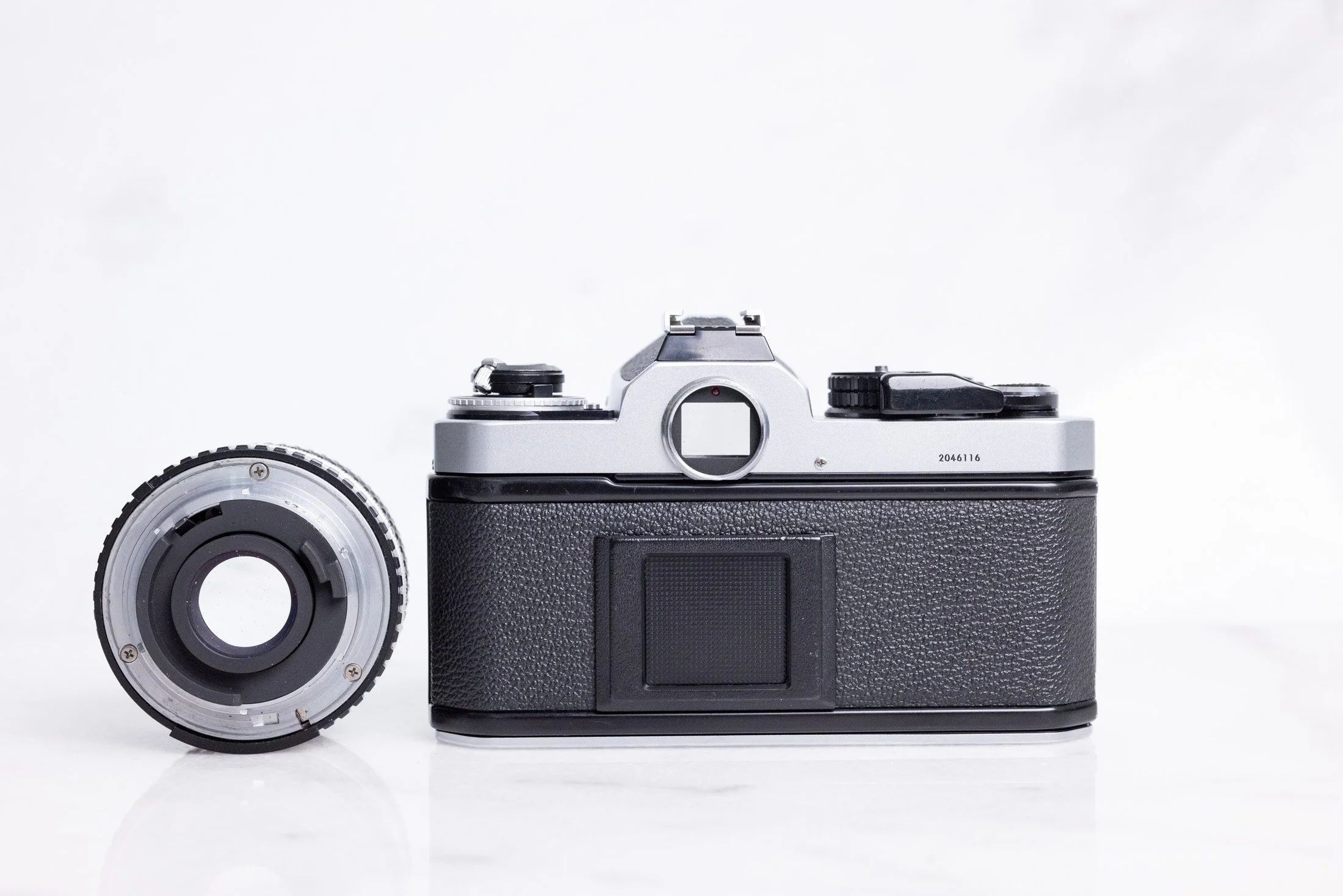 Nikon FE2 Titanium Shutter Model 35mm Film SLR Camera and Nikon